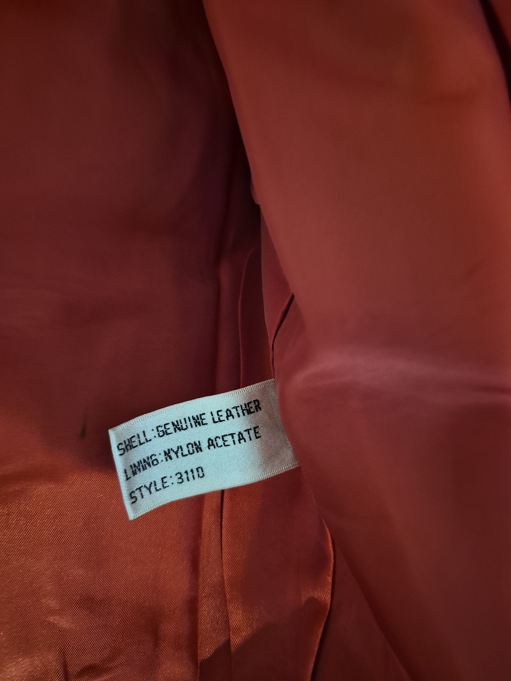 Wilsons Leather Hot Pink Leather Jacket and Pants Set with Contrast Piping - Picture 5 of 12